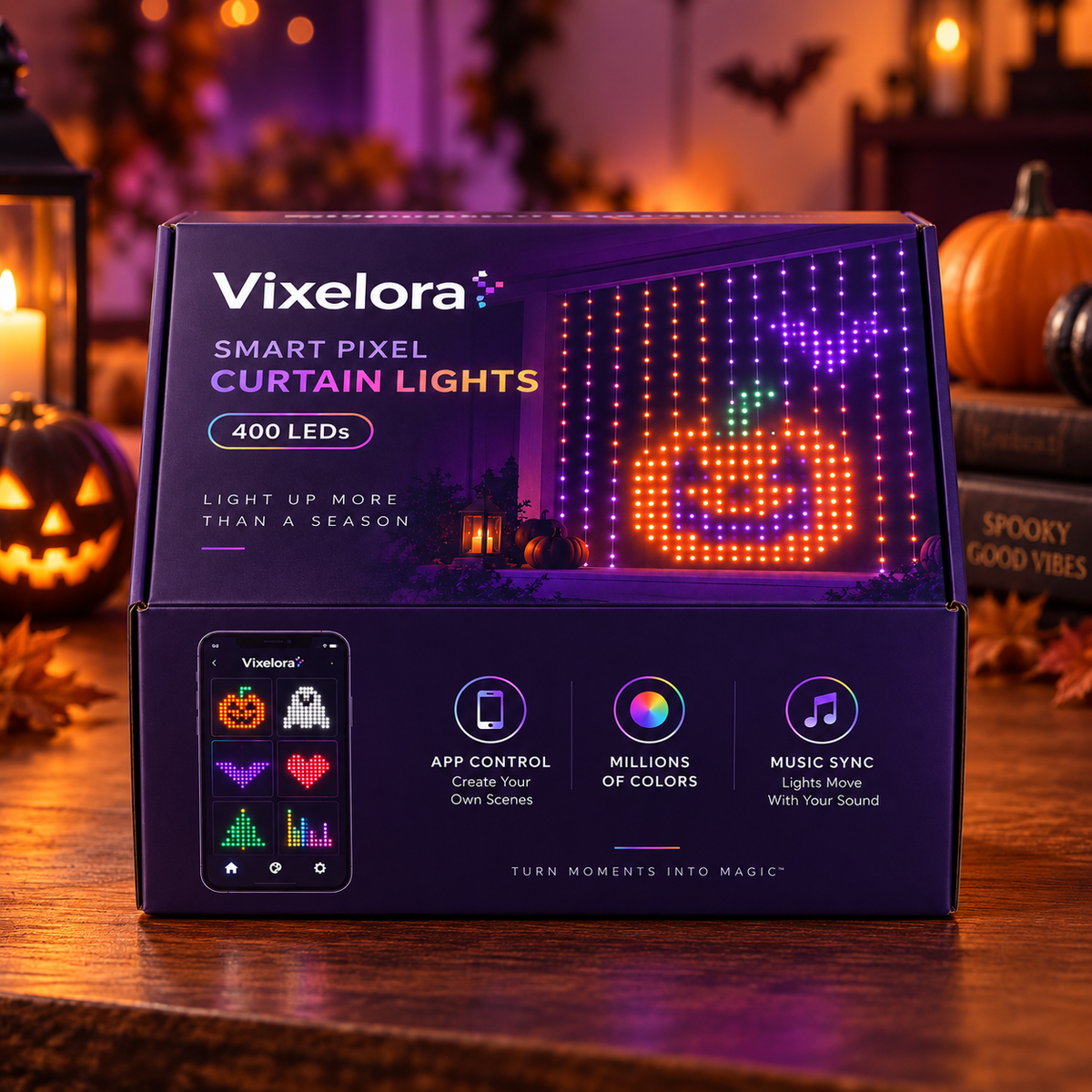 Vixelora Smart Pixel Curtain Lights