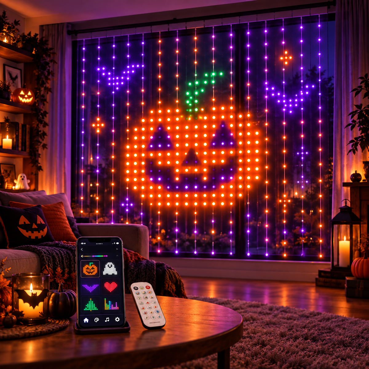 Vixelora Smart Pixel Curtain Lights